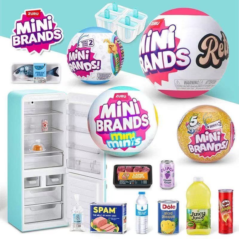 Play Kitchen Set - HOT Led Light Up Mini Refrigerator