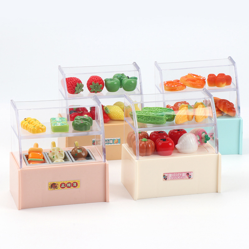 Kids Toys Stores - 1/12 Dollhouse Mini Supermarket Convenience Store