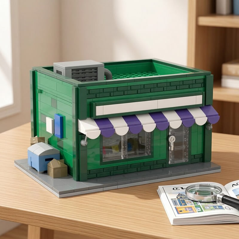 Kids Toys Stores - Building Blocks MOC Modular Mini Street