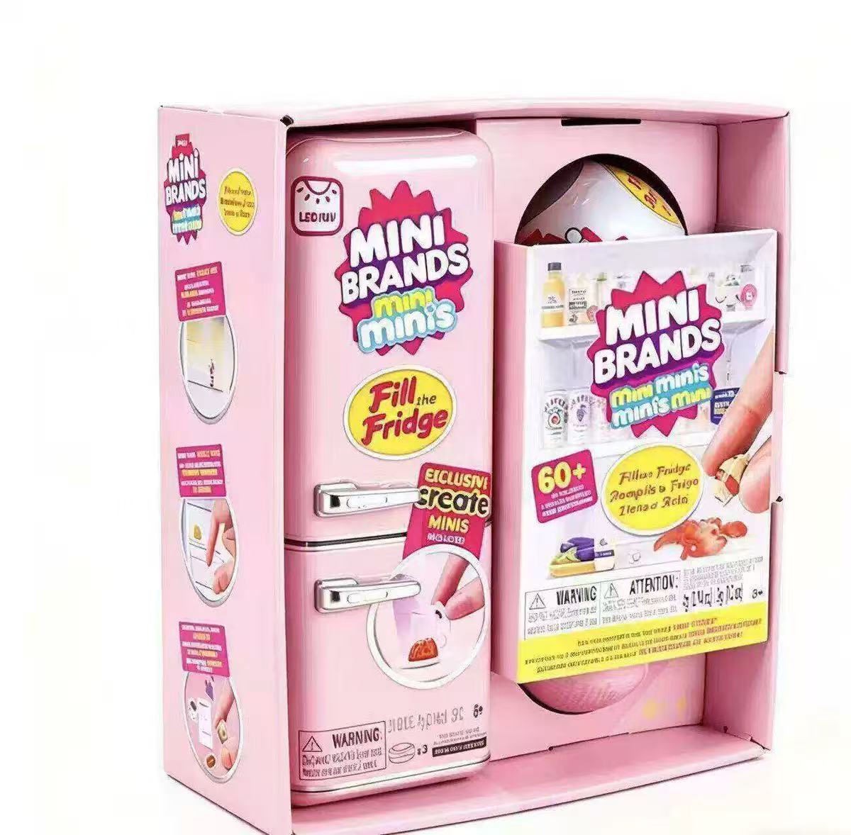 HOT Led Light Up Mini Refriger - Play Kitchen Set recension och pris