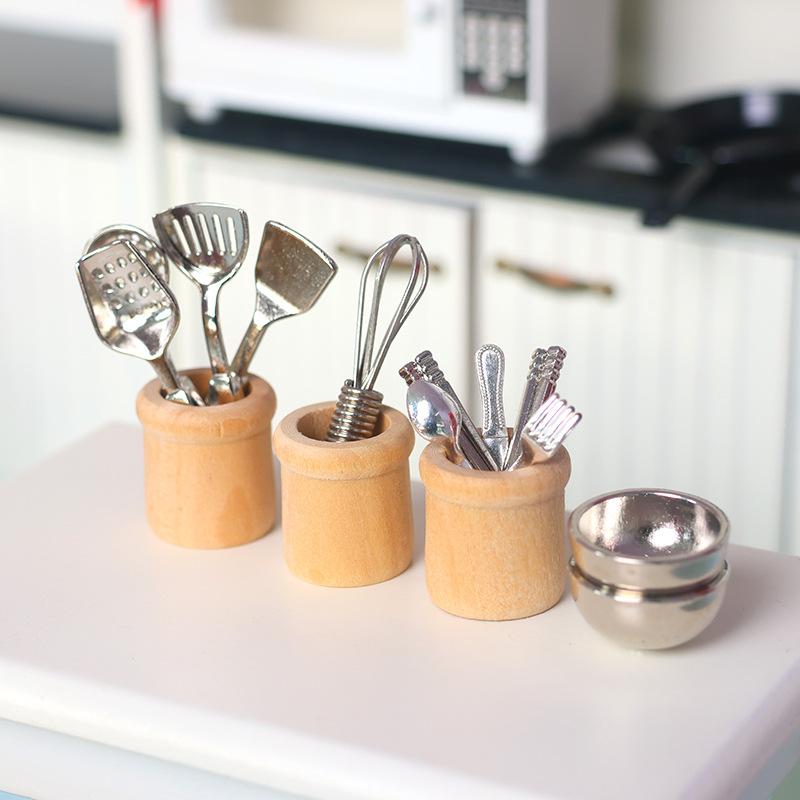 Miniature Kitchen Utensils Set - Play Kitchen Set recension och pris