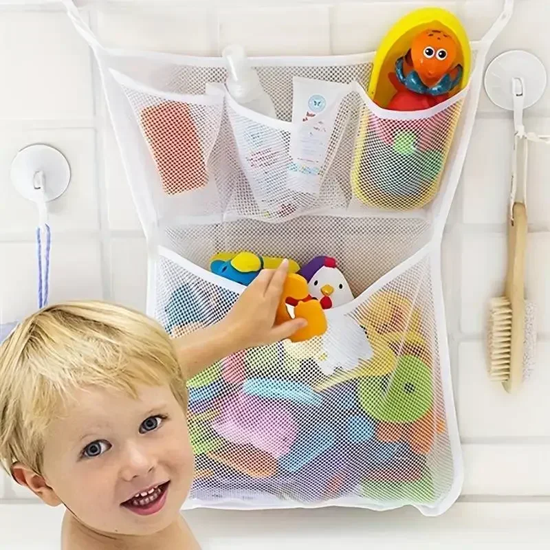 Toy Bag Net Bathroom Organizer - Kids Storage Toys recension och pris