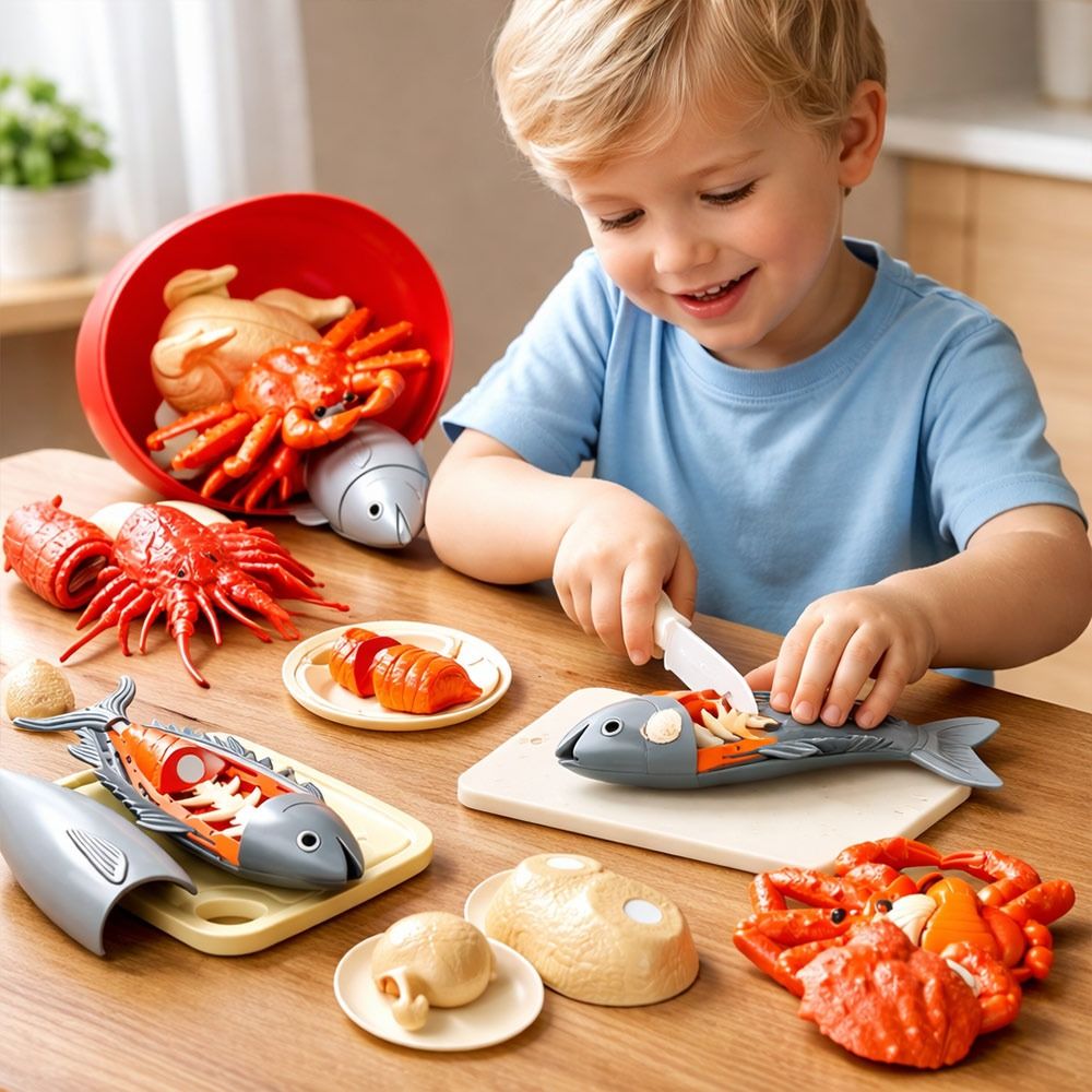 New Detachable Play Cutting Fo - Play Kitchen Set recension och pris