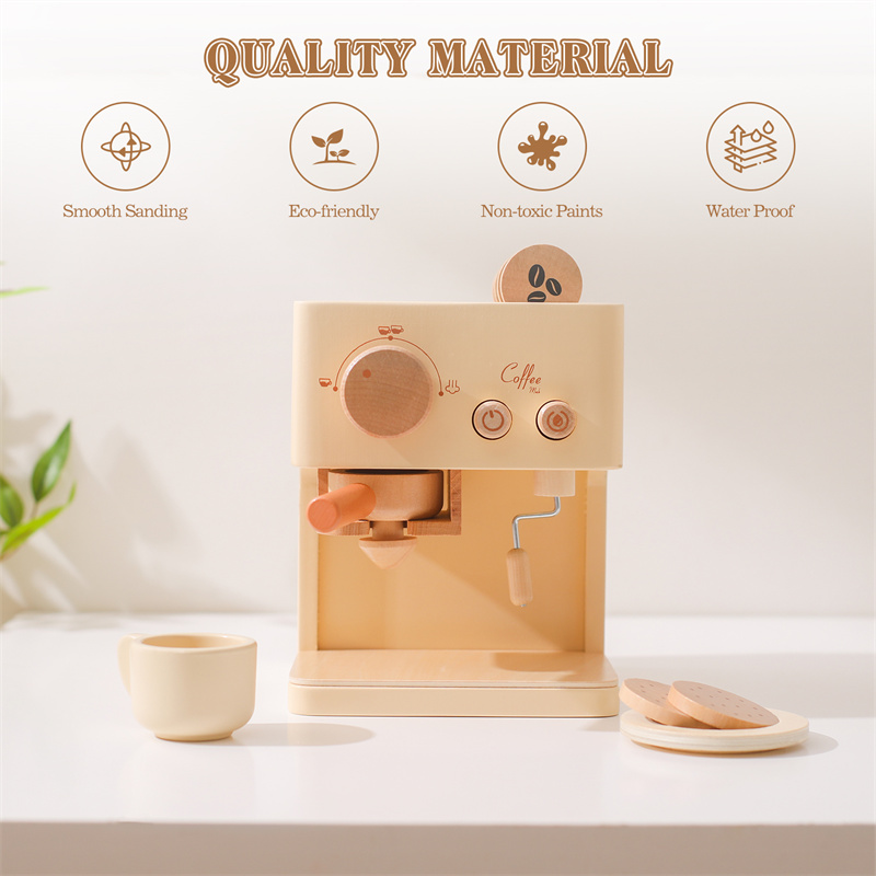 Kids Wooden Montessori Toy Set - Play Kitchen Set recension och pris