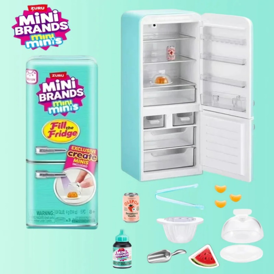 ZURU 5 Surprise Mini Fridge Ba - Play Kitchen Set recension och pris