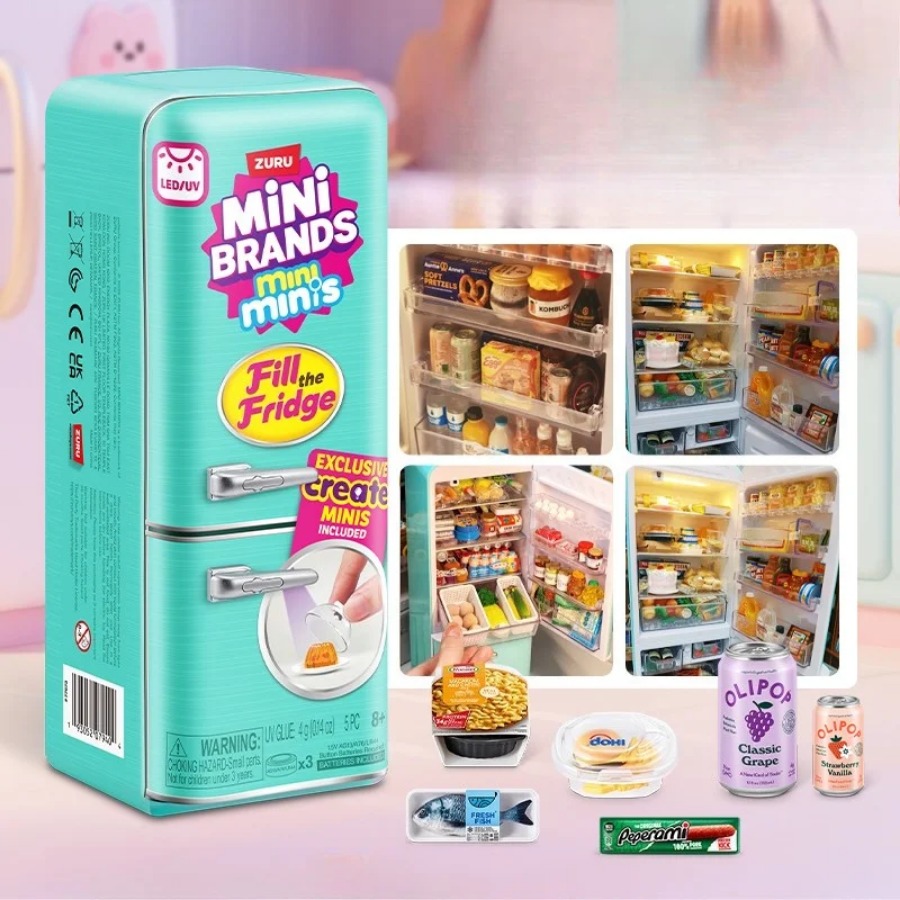 ZURU 5 Surprise Mini Fridge Ba - Play Kitchen Set recension och pris