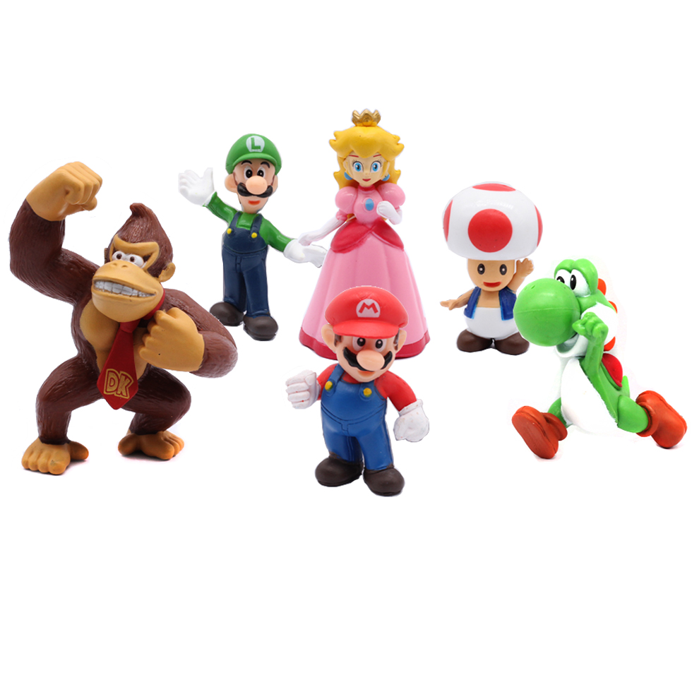 # 6pcs/set Super M Bros PVC Ac - Kids Toys Kit recension och pris